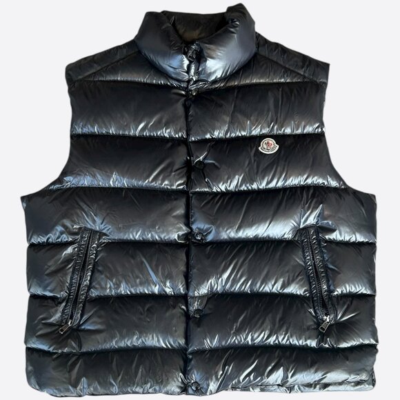 Moncler Black Tib Puffer Vest - Picture 1 of 8